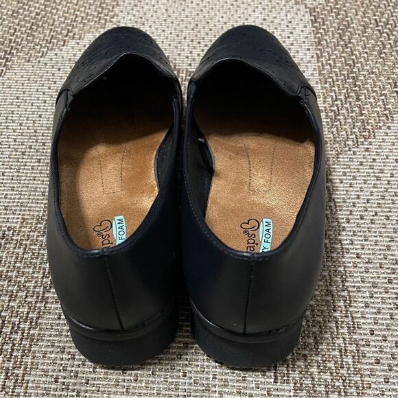Baretraps Army Slip On Black Casual Loafers Size 7 - Picture 6 of 7